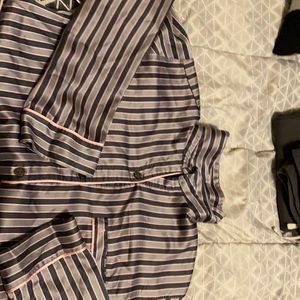 Grey and Pink Vs sleep shirt